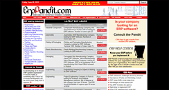 Desktop Screenshot of erppandit.com